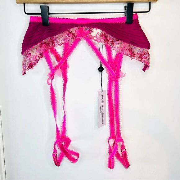 NWT For Love & Lemons Ophelie Garter Belt XXS - Picture 6 of 10